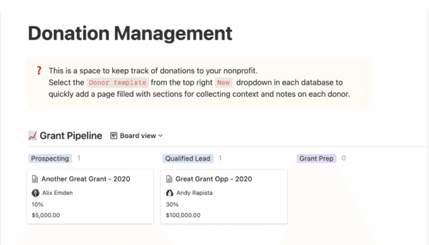 ภาพผลิตภัณฑ์เทมเพลตการจัดการการบริจาค
