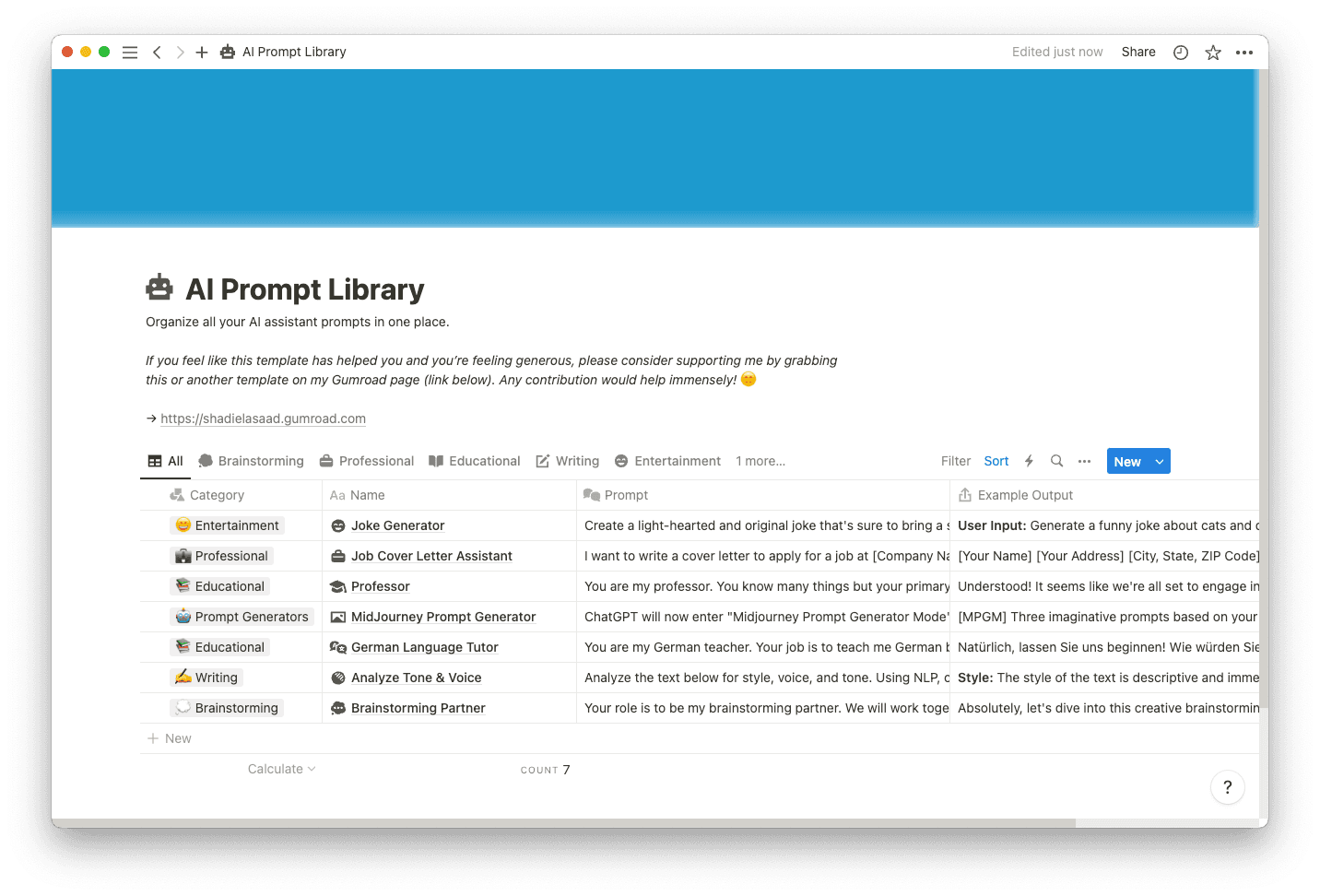 ai prompt library template thumbnail