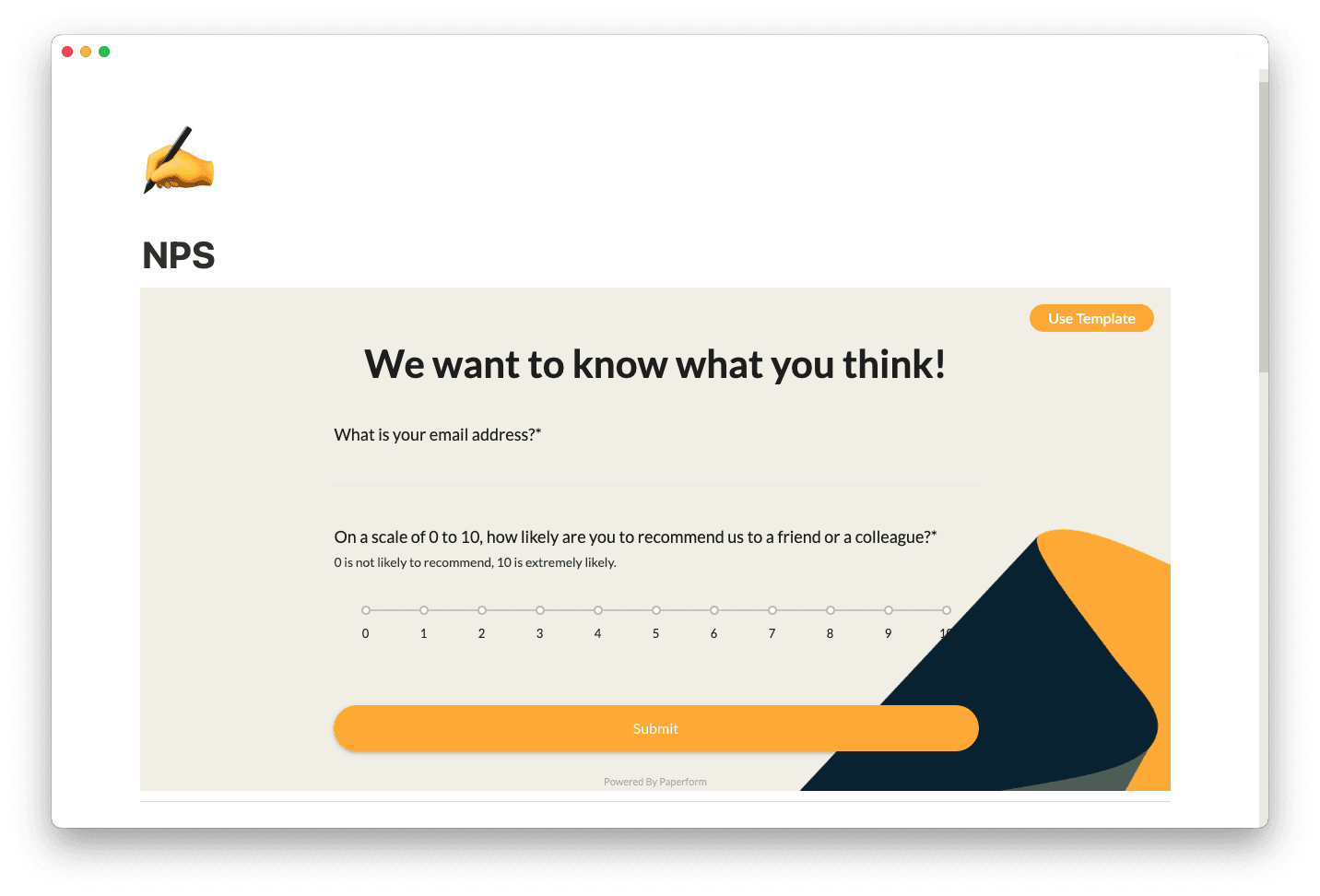 net promoter score template thumbnail